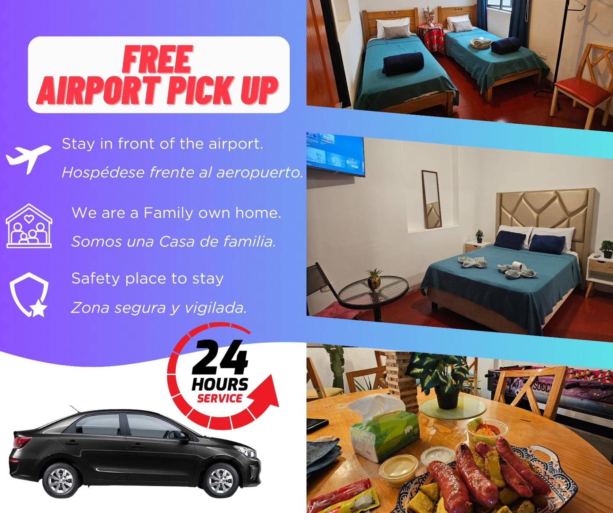 Lima Airport Hostel With Free Airport Pick Up Callao ภายนอก รูปภาพ